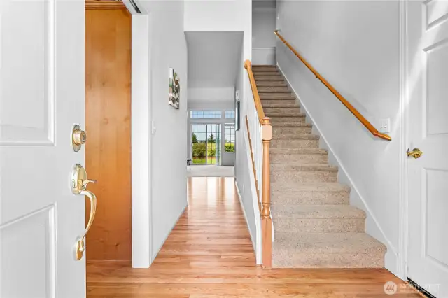 Beautifully updated 2 story condo with all of your primary living on the main floor.
