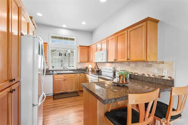 Open concept design with that light and bright feel.