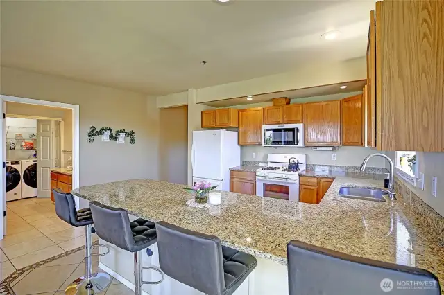 Slab Counters & Open Kitchen~