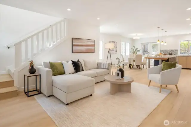 Living room on main level