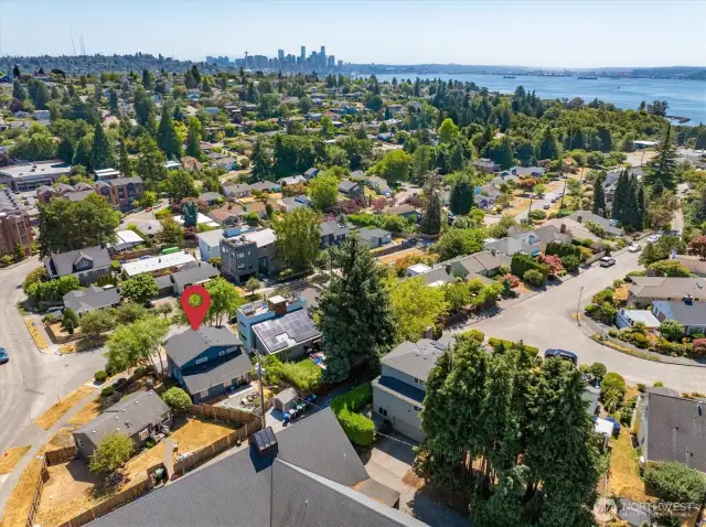 Home is close to downtown Seattle