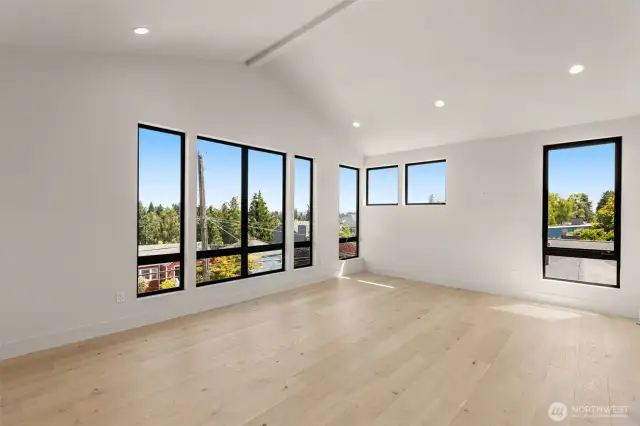 You will love the natural light and views