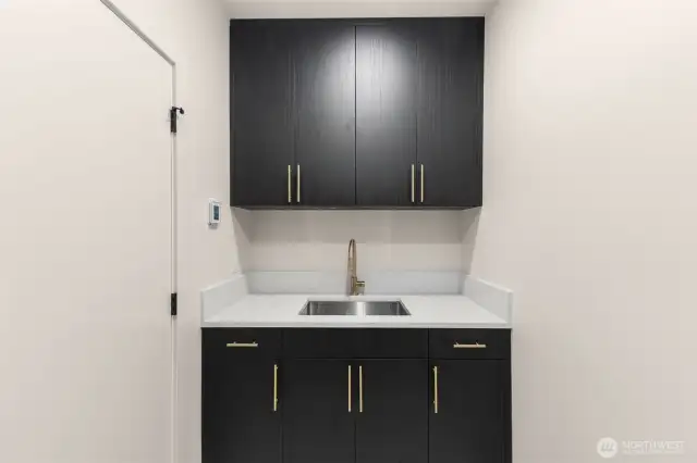 Upstairs walk in laundry room