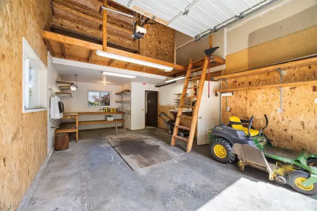 Views from the west side of the home toward the salt water.