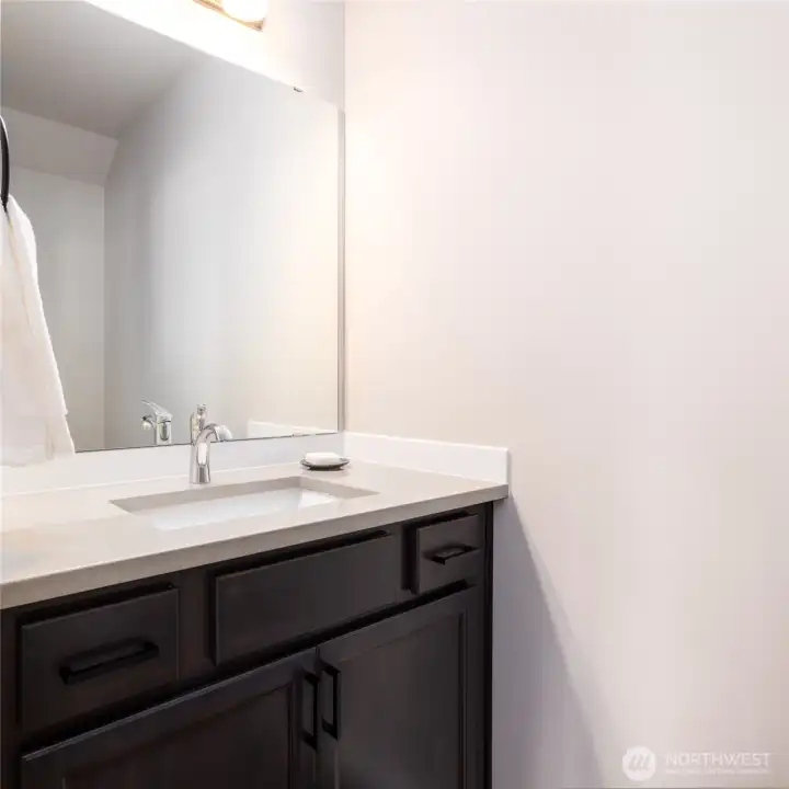 Powder room on main floor