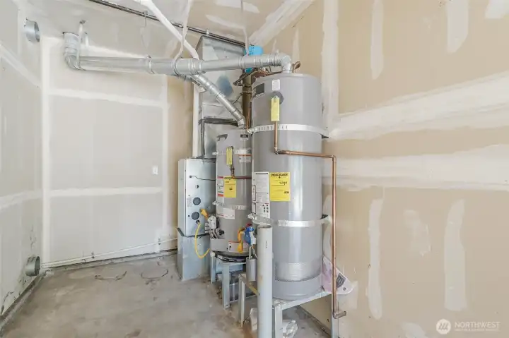 BRAND NEW FURNACE AND 2 HOT WATER WATER HEATER TANKS
