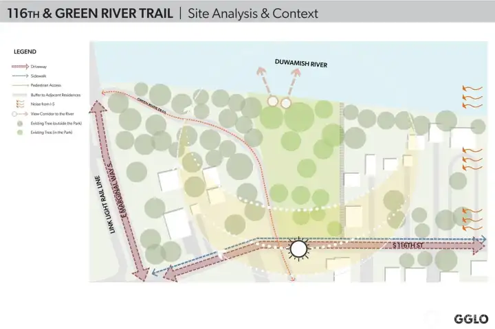 CITY OF TUKWILA APPROVED TO BUILD WALKING AND BIKING TRAIL NEAR HOUSE.