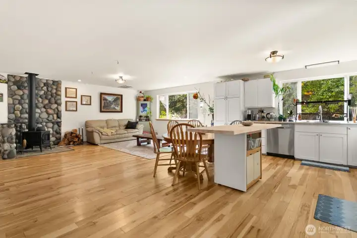The front room is spacious and bright