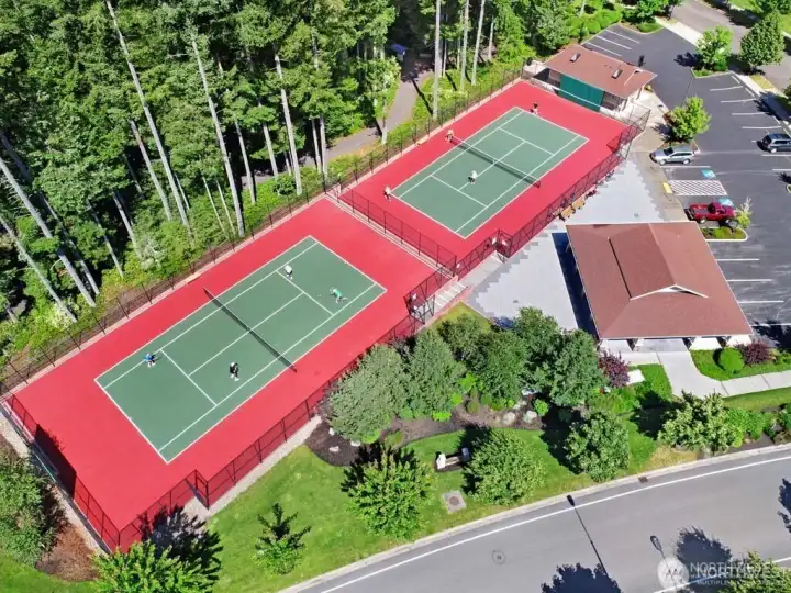 Outdoor sports court for your hobbies- Pickleball, Tennis and more!