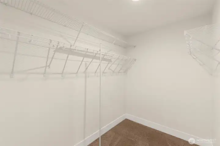 Huge walk-in closet off Primary BR is a dream!