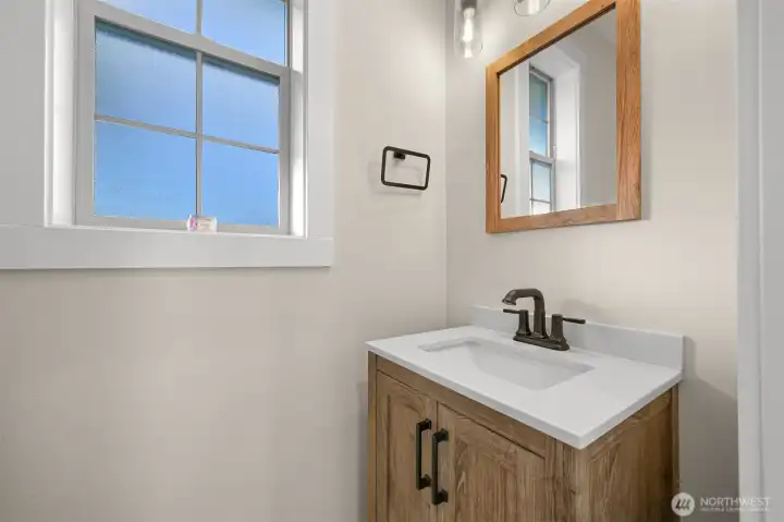 Half bath on main floor