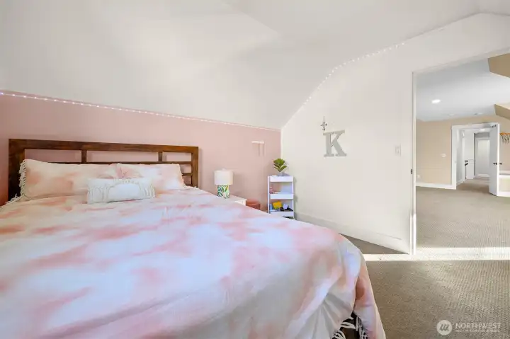 Bedroom #4 off the end of bonus room