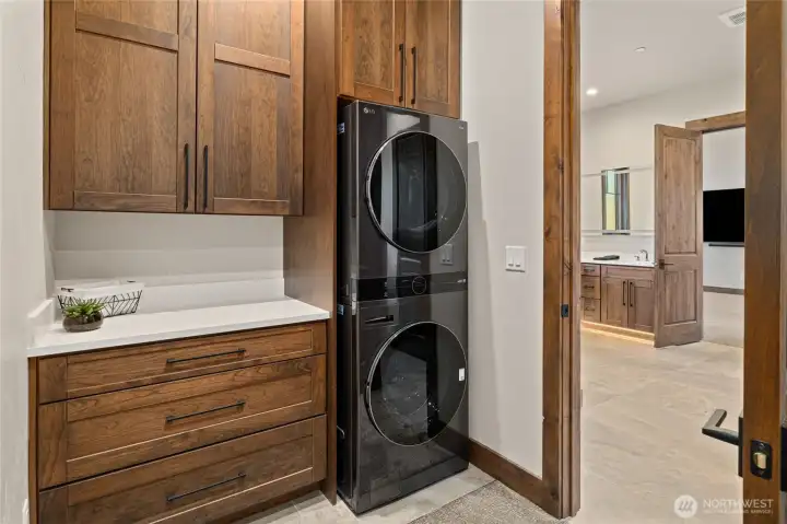 Laundry in primary suite