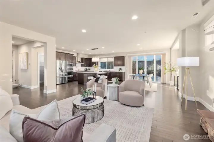 Great with sliding glass doors to backyard