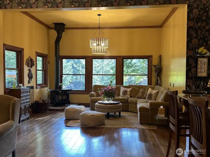 Spacious great room with ample space for gathering