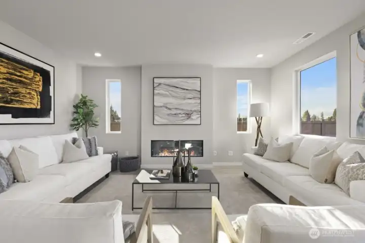 Photos of Model home. Not actual home.