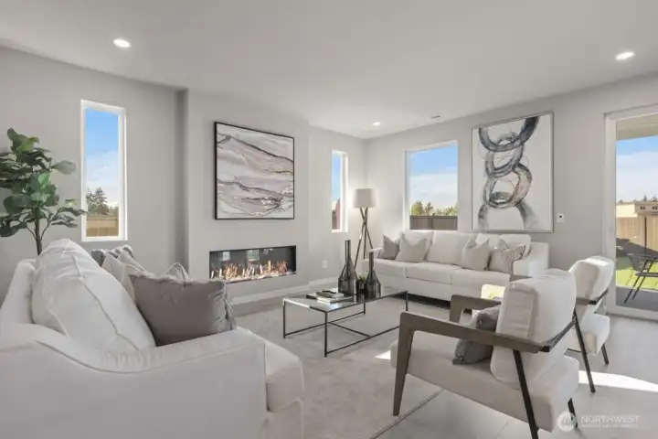 Photos of Model home. Not actual home.