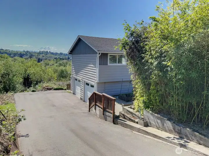 View from top of driveway.