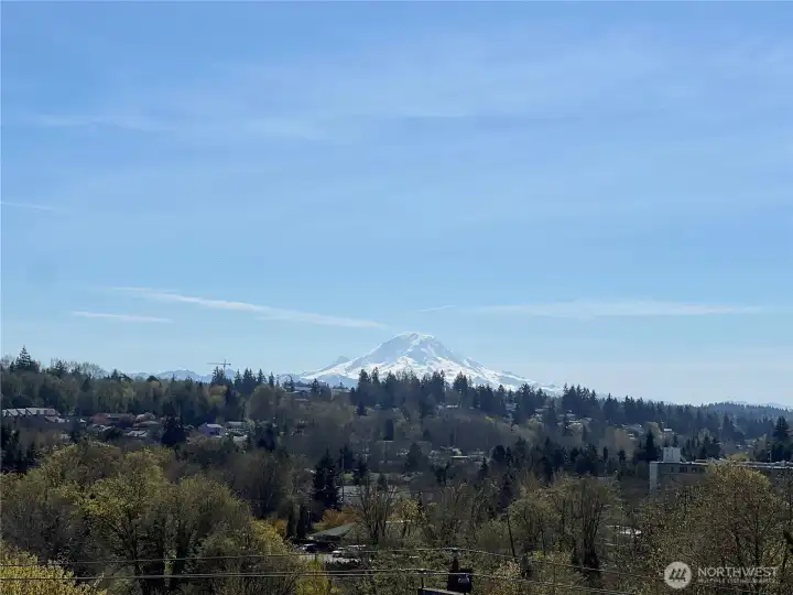 Mount Rainier from deck.