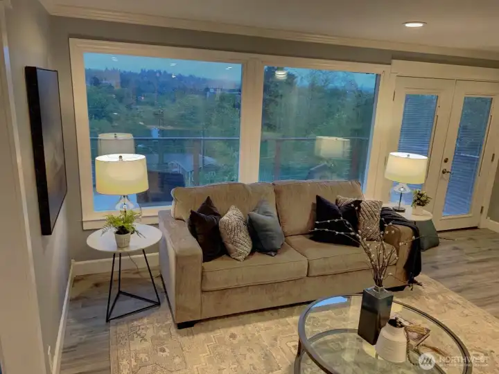 Great views of Mount Rainier from here on sunny days.