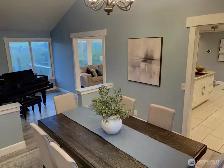 View from dining room.