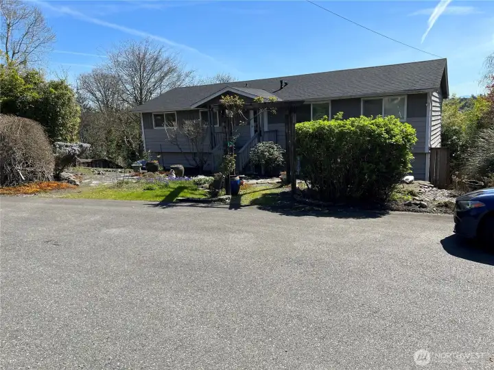 Exterior view on sunny day.