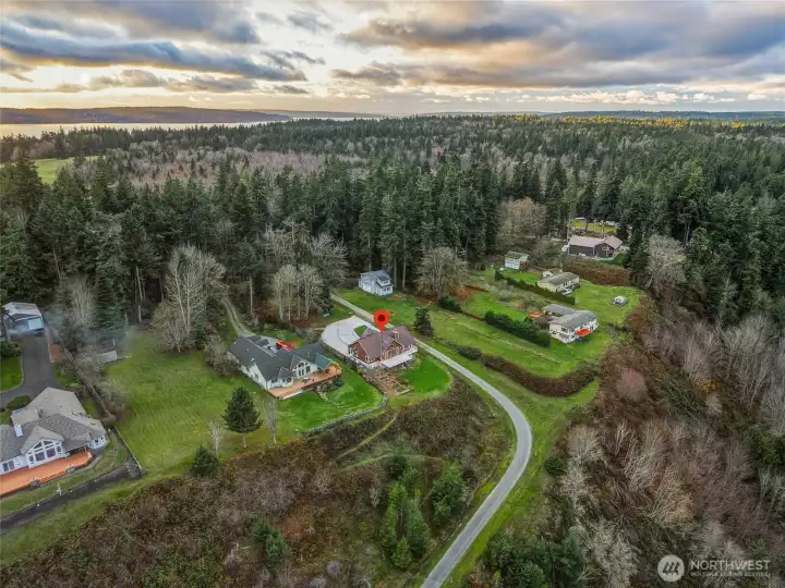 One of a kind home in a magical Camano Island setting!