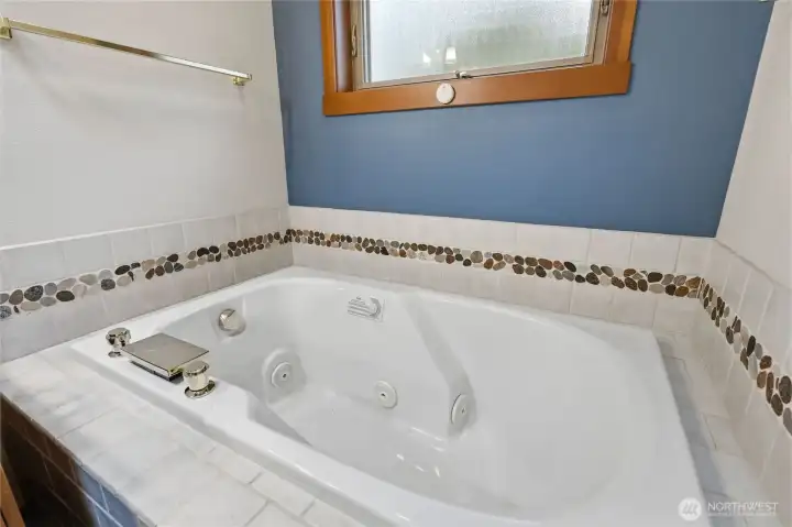 Jetted Tub in Primary Bath