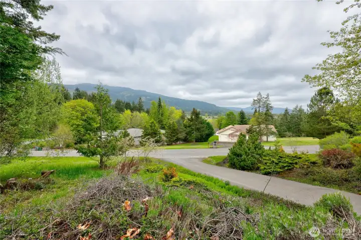 Great Mountain View is Hiding Under the Clouds