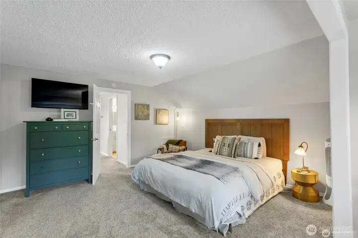 This bedroom is like having a second primary bedroom