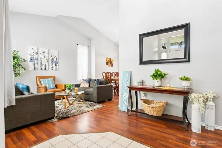 Entry & Front Living Room