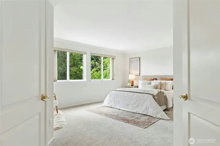 Bright & inviting primary suite retreat