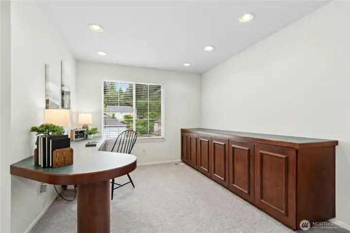 Versatile loft area ideal for work, play or relaxation