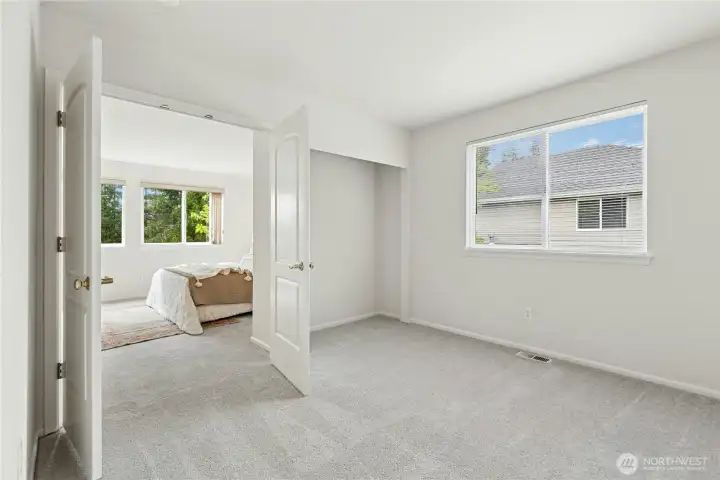 Generously sized secondary bedrooms with great natural light