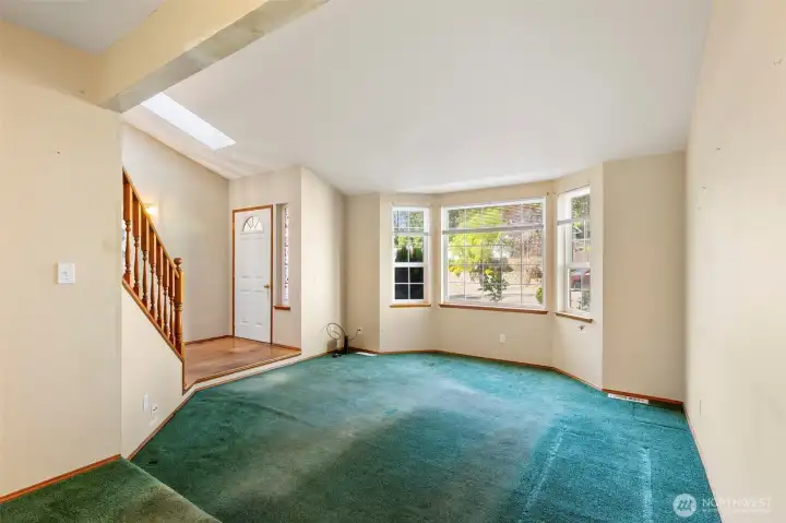 Front living room with lots of natural light