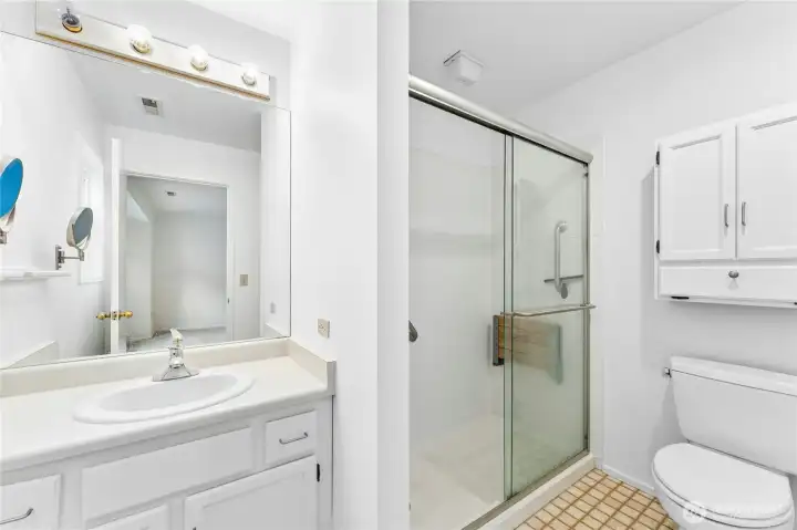 Update Primary Bath with Walk-in Shower Update Primary Bath with Walk-in Shower