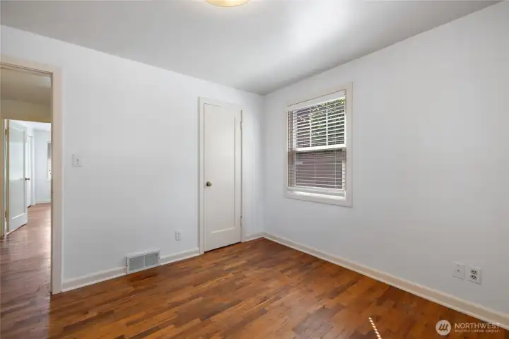 First bedroom on the main floor