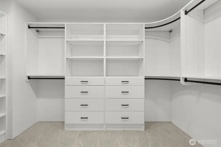 Photo from similar sister home by Ava Homes llc.  11340 Residence will also include a separate 'his closet' as part fo the Primary Suite.