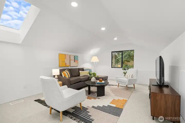 Photo from similar sister home by Ava Homes llc.  Versatile Loft space on 3rd level.