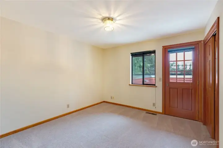 Second bedroom with balcony