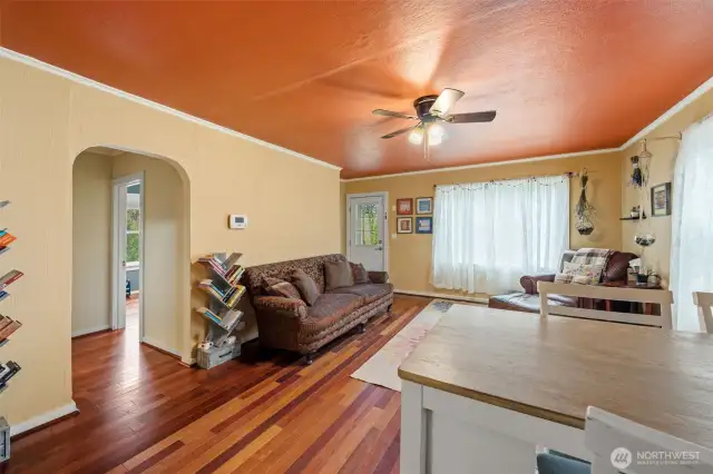 Arched entryways throughout.