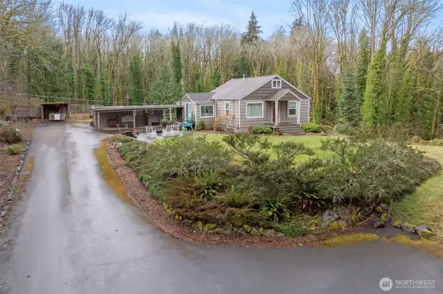 Exciting opportunity to own this unique home with acreage.