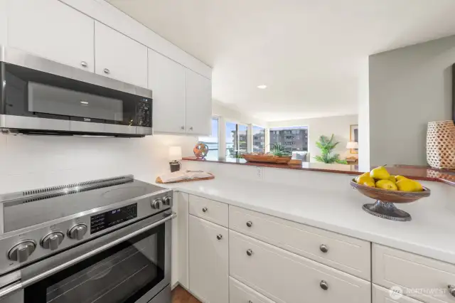 Stove and microwave