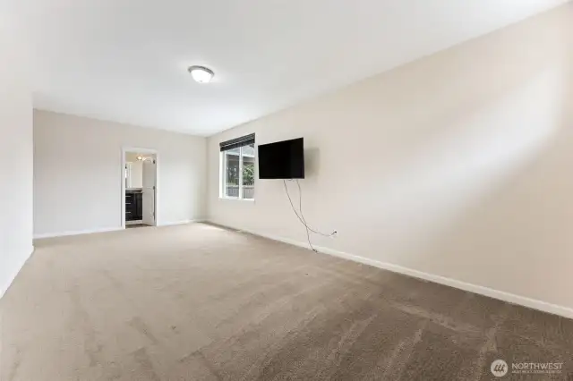 Primary Bedroom with walk in closet and separate 5 pc bath