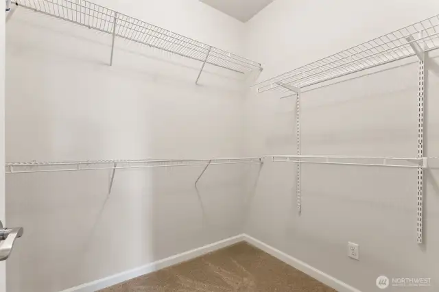 Walk in closet off Primary bedroom