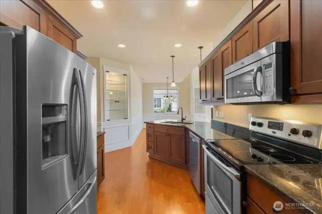 Enjoy cooking and entertaining with all stainless steel appliances included—combining style and convenience in one beautiful space.