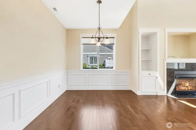 Enjoy meals and gatherings in this bright, open dining room—perfectly designed for comfort and seamless flow