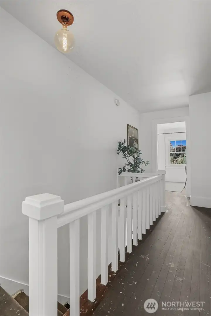 Upstairs hallway of 132