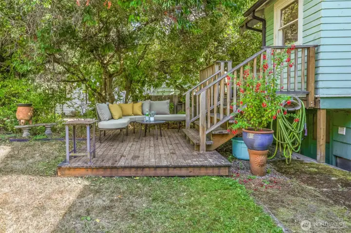 Backyard deck
