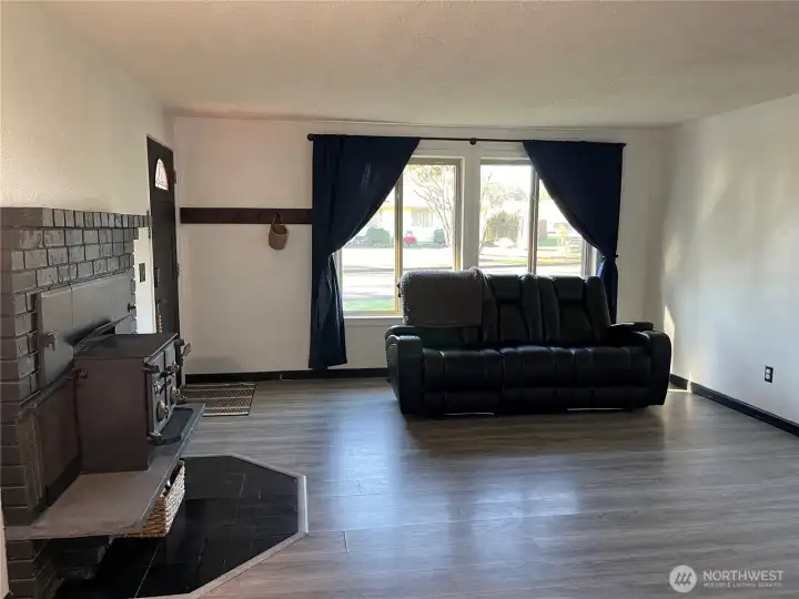 Living room from the kitchen.